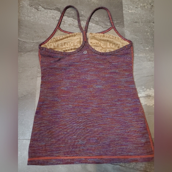 Lululemon Power Y Tank. Wee Are From Space Black March Multi. Size 6. - Picture 5 of 10